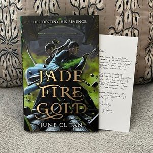 Signed Book “Jade Fire Gold” by June CL Tan (OwlCrate Exclusive Edition)